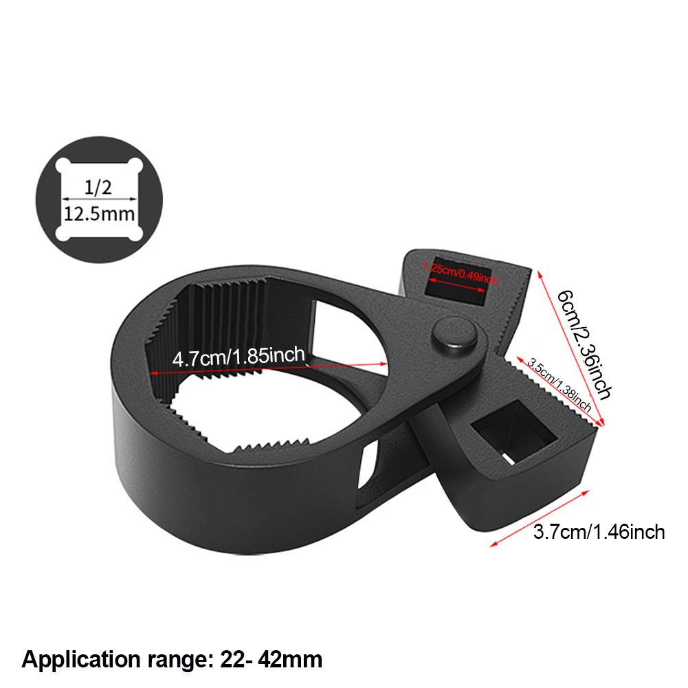 22-42 мм Автомобильный внутренний съемник шаровой опоры рулевого управления Съемник Накидной ключ рулевой тяги Рулевые тяги Рулевая рейка Снятие Ремонтный инструмент для грузовика прицепа дома на колесах Универсальный