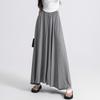 Skirt Women's Summer New Elastic High Waist Medium and Long Drape A Word Big Swing Dress