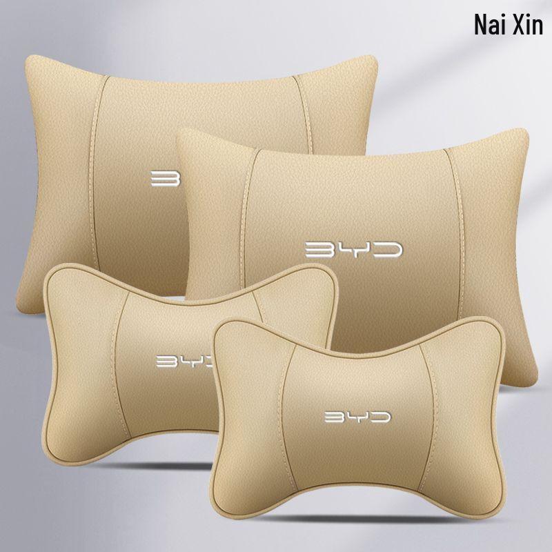 Совместимо с новой автомобильной подушкой для шеи и поясничной опорой BYD для моделей Qin, Song Plus Dmi, Han, Tang, Yuan EV и Dolphin Seal