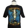 SEPULTURA Chaos AD M Средняя футболка Черная Мужская Логотип группы Унисекс Футболка