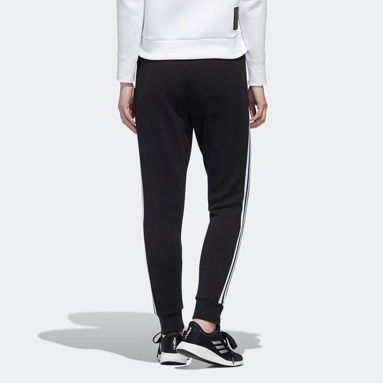 (WMNS) adidas Must Haves Pants Asia Sizing 'Black White' Women's GM1445