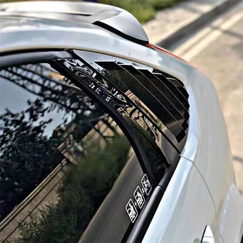 Накладки на зеркала для Ford Focus MK2 Хэтчбек 2005-2011 Автомобильная задняя решетка на окно Боковая жалюзи Накладка Декоративная наклейка Вентиляционная накладка ABS Карбон