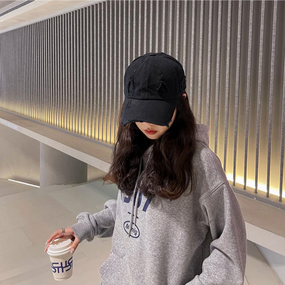 Бейсболка из хлопка Защита от солнца Кепки для защиты от солнца Модная хип-хоп шляпа для женщин