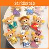 Plush Cartoon Rilakkuma Bear Doll Keychain Bag Pendant Toy Accessories Gifts