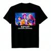 Kpop Охотники на демонов Аниме Графическая футболка Женская Мужская Футболка с коротким рукавом 2026 Лето Уличная одежда Принт с корейской женской группой Модные Топы