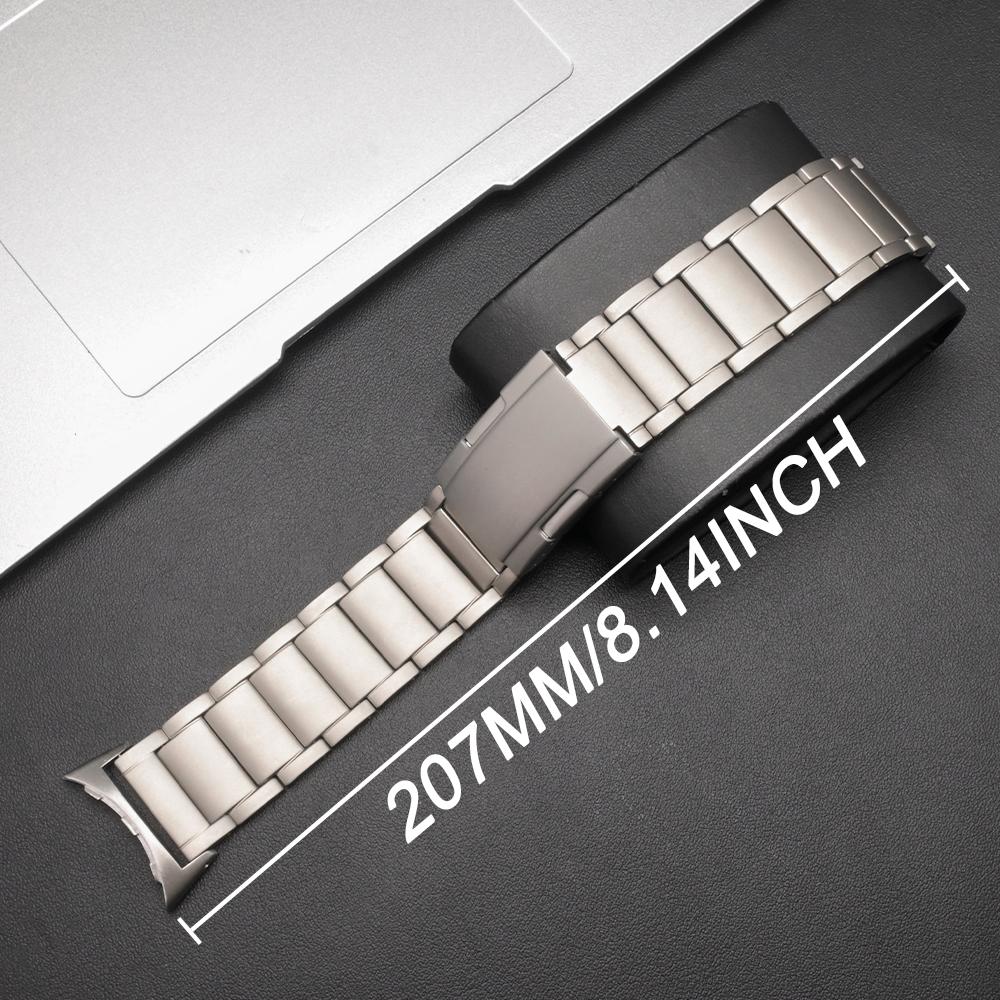 Mans Titanium Band for Google Pixel Watch 4 45mm Accessories Luxury Metal Strap for Google Watch Pixel 3 45mm Watchband Bracelet
