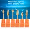 Tungsten Steel Nail Drill Bit Gel Polish Removal Milling Pedicure Manicure Tool