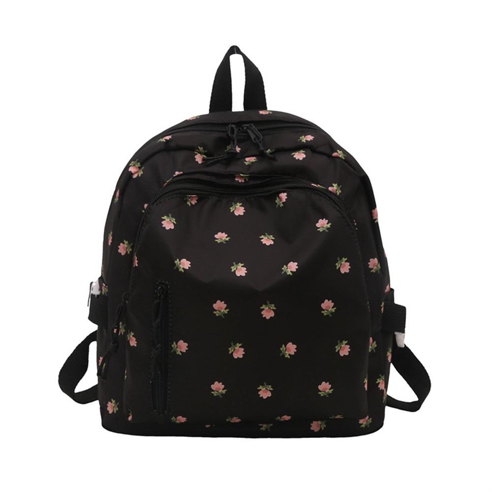 Small Size School Bag Korean Styles Girls Handbag Casual Women Floral Backpack Daily Use