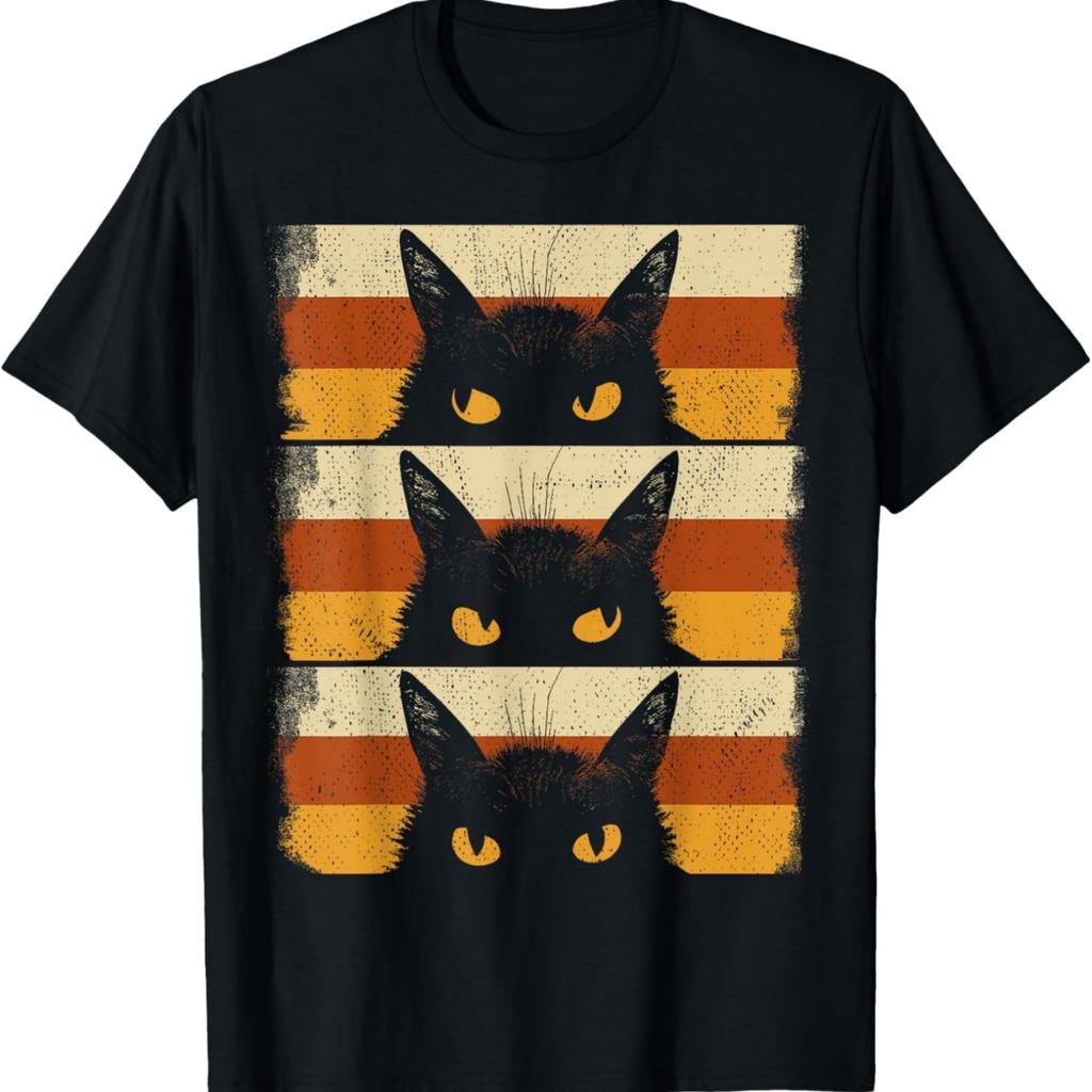 Любитель кошек, Ворчливый черный котенок, Кошачья мама, Кошачий папа Футболка(8)