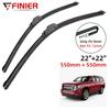 2 шт. щетки стеклоочистителя для Chevrolet Tahoe MK4 2015-2019 22 "22" подходят для переднего лобового стекла, щетки для окон, резак, аксессуары 2015 2016 2017 2018 2019