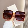 Vintage Women's Sunglasses for Female Retro Square Sunglasses Shades Large Frame Sunglasses