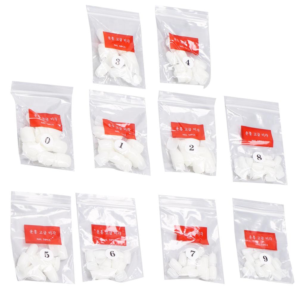 500 шт. короткие квадратные ногти DIY Art маникюр салон полное покрытие накладные ногти для женщин натуральные