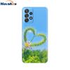 Чехол для Samsung A52S 5G Милый Чехол-Крышка с Рисунком Мышки и Цветка Прозрачный Силиконовый Чехол для Телефона Для Samsung Galaxy A52 A 52 52S 5G Мягкие Чехлы