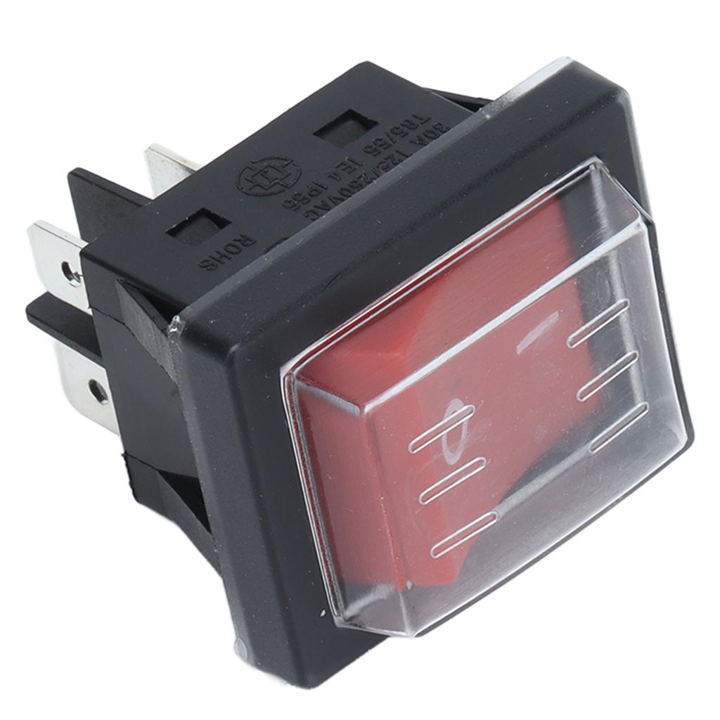 Переключатель рокер 4Pin ABS с водонепроницаемым чехлом аксессуар 125250VAC для оборудования