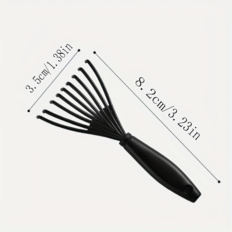 Удобные Т-образные расчески для уборки ванной комнаты с воздушной подушкой - Пластиковый очиститель для локонов с крючком-лапкой, не требующий обслуживания и питания, упаковка