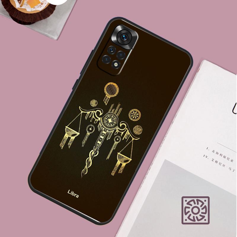 Чехол для телефона со знаком зодиака для Xiaomi Redmi Note 13 12 12S 12C 13C 10 10C 9 9C 10S 11S 11 Pro Мягкая крышка