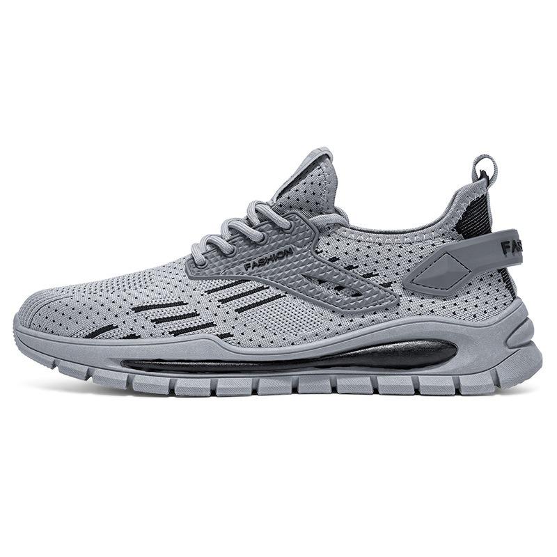 Men's Shoes New Spring Mesh Fashionable, Comfortable and Convenient One-pedal Casual Sports Lace-up Trendy Shoes