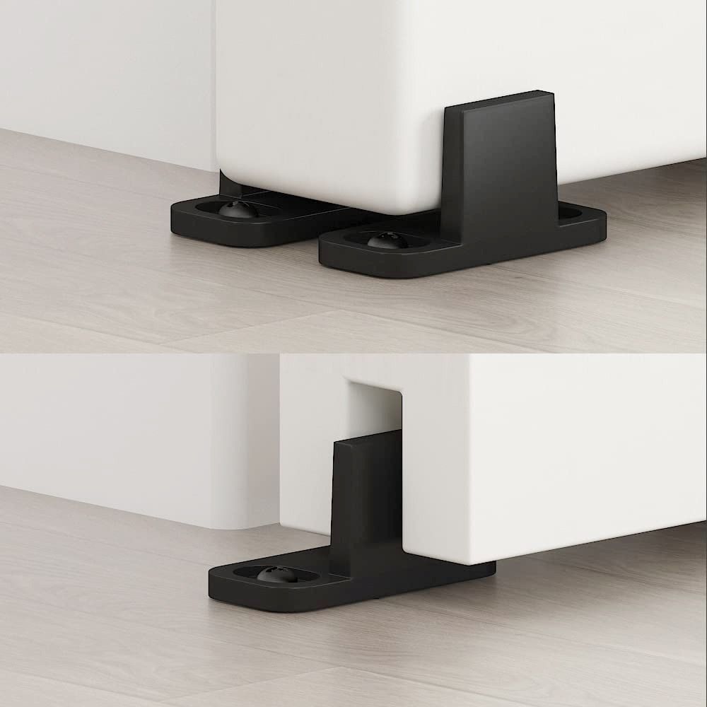 Swing Stopper Door Floor Guide Stay Roller Sliding Door Guide Door Slides Rails  for Barn Door