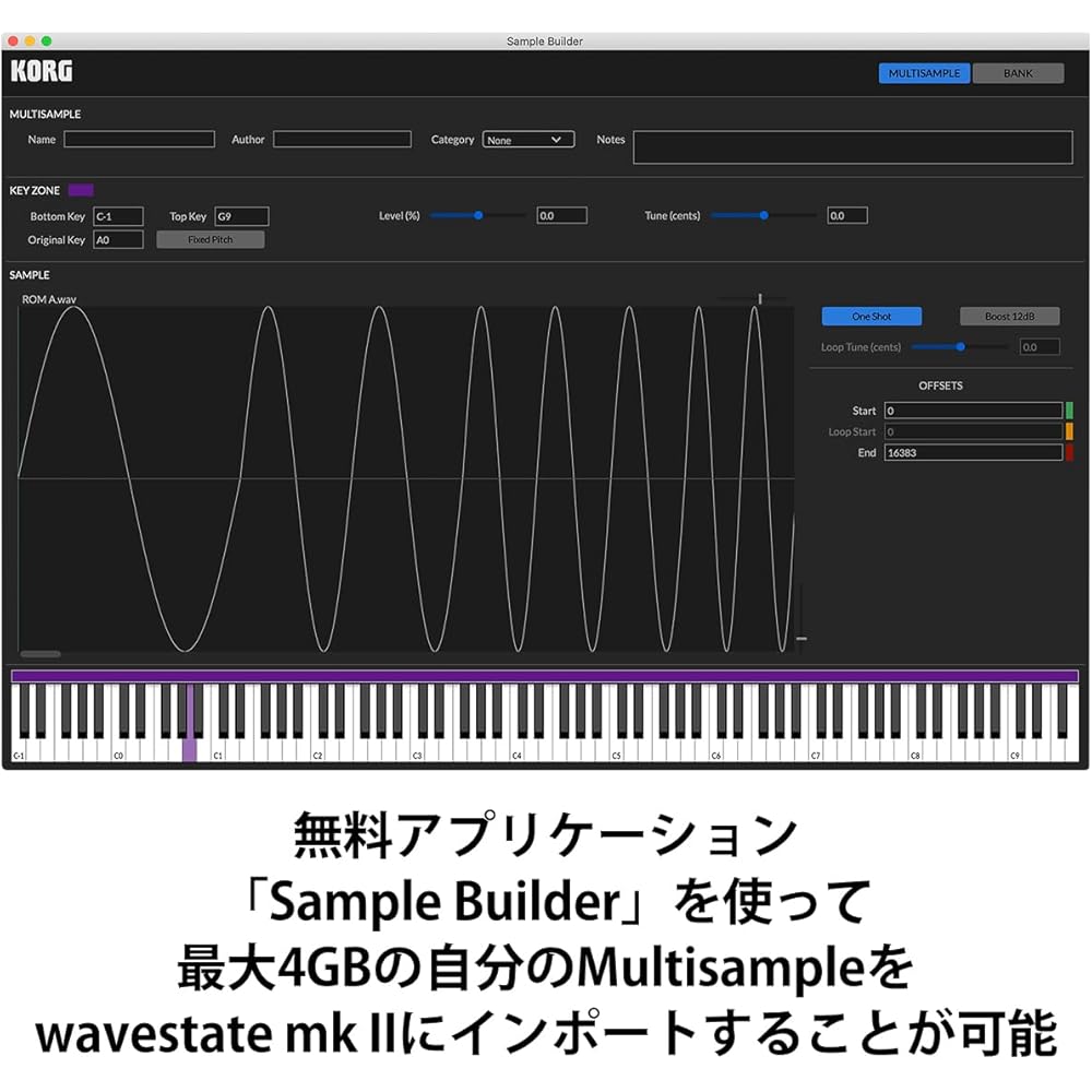 KORG KORG synthesizer wavestate mk II max stereo 96 voice wave sequence