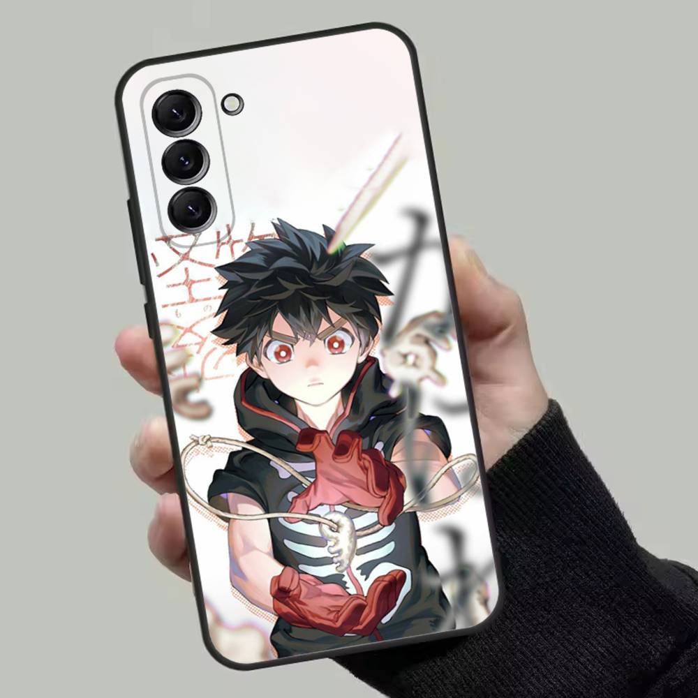 Аниме-чехол Kemono Jihen для Samsung Galaxy A13,A21s,A22,A31,A32,A52,A53,A71,A80,Мягкий черный корпус