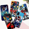 Black Tpu Case For Samsung Galaxy F23 M12 M22 M23 M32 4G M52 5G M30S M21 UFO Robot Grendizer