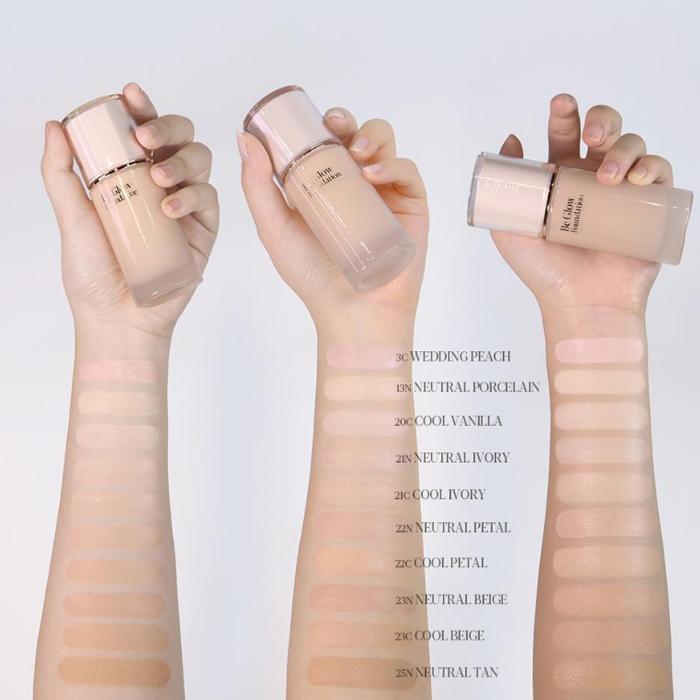 Espoir Фонд Be Glow (10 цветов) SPF 27 PA++ 30г