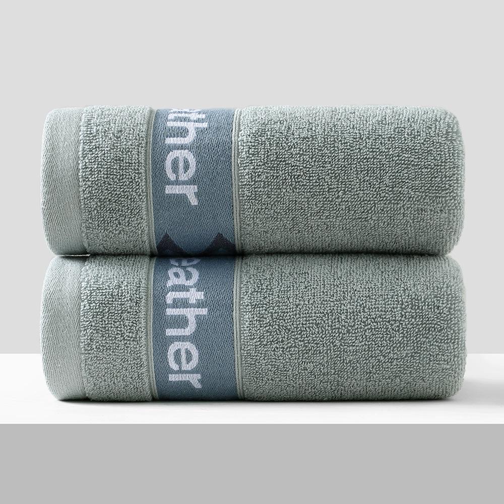 Гаоян Толстое Мягкое Водопоглощающее Полотенце из Чистого Хлопка, Однотонное, Взрослая Салфетка для Лица