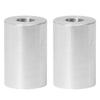 Increased Fire Aluminum Spacer, M8, 8.2mm ID X 20mm OD X 30mm Thick, Set of 2, Round Spacer Screw Standoff