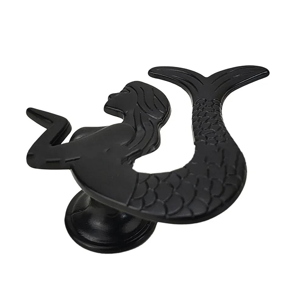 Ретро мебельная ручка Кнопка ящика Ручка дверцы шкафа Мебельная фурнитура Ручки-пуговицы в форме русалки Антикварные ручки для ящиков и шкафов