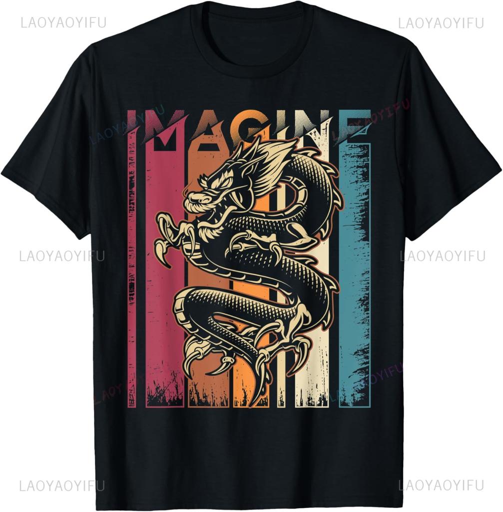 Imagine Dragons Vintage Band Tee Retro Graphic Print Unisex Casual Concert Merch Tshirt