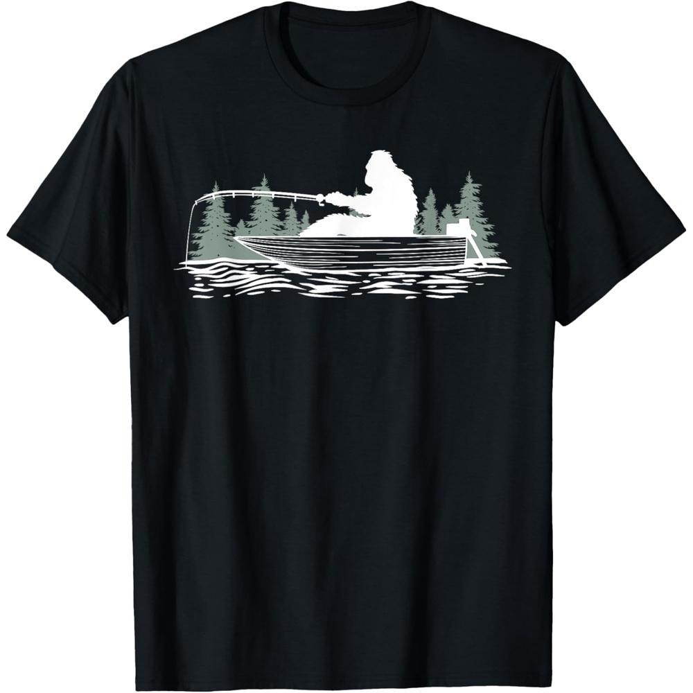 Big foot fishing, Cool Fishing Fisherman Bigfoot Sasquatch T-Shirt