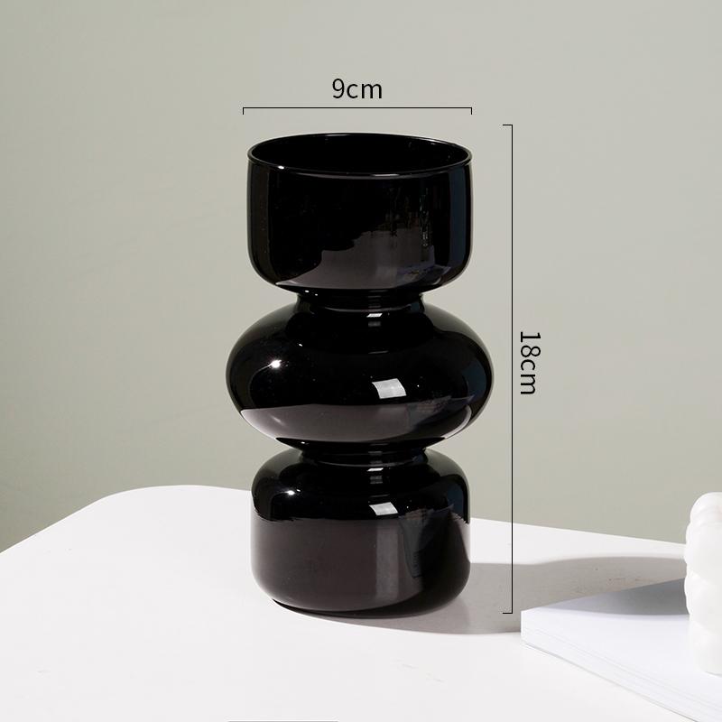 Стеклянная ваза, скандинавское украшение для дома, декор комнаты, ваза для цветов, цветочный горшок, домашний декор, ваза для украшения стола, ваза