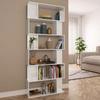 VidaXL Bookcase/Room Divider, Storage Furniture, Bookshelf Living Room Living Room Bedroom Interior, 800096