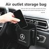 For Benz Car General Air Outlet Glasses Phone Holder Storage Box Auto Accessories CITAN VITO SPRINTER CLS SLK Sport ML C200 C260 Y6