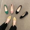 Spring New Suede Women's Shoes Outdoor Non Slip Pointed Footwear Casual Versatile Single Shoes Fashion Comfortable Ladies Flat