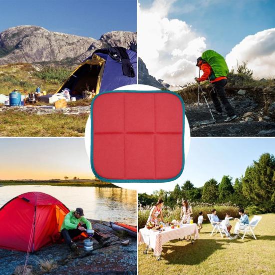 Портативный легкий мини-водонепроницаемый складной коврик с сумкой для хранения, износостойкий нескользящий утолщенный уличный коврик для пикника