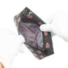 Indenya Inden Pouch Deerskin Black x Pink Lacquer Cosmos Pattern No.6 4407-51-175