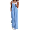Women's Summer Boho Casual Jumpsuits Wide Leg Overalls Floral Print Baggy Rompers with Pocket