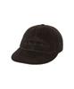 Кепка Leopeusaideu из вельвета, 6 панелей, коричневая