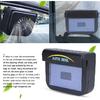 Auto Solar Powered Fan Portable Window Windshield Cooler Energy Saving Clean Air Exhaust Cooling Fan Window Ventilador Fan Acc Heat Shields 2