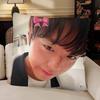 Korean Idol PPark JiHoon Pillow Case Fashion Square Pillowcase Bedroom Sofa Room Ins Decoration Leisure