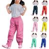 Children's Girls Boys Rain Dungarees,Children's Wind And Waterproof Mud Trousers