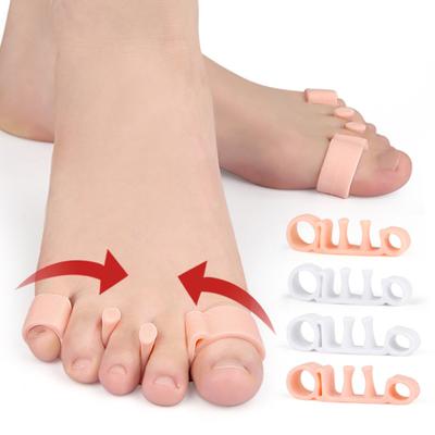 2 пары разделителей пальцев ног, ортопедический бурсит, корректор вальгусной молоткообразной стопы, естественное выравнивание для женщин и мужчин, выравнивание стопы, выпрямитель для пальцев