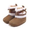 Soft Cotton Baby Boots Winter Cute Bowknot Snow Boots Baby Winter Booties Shoes Anti Slip Newborn Toddler Boy Girl First Walkers