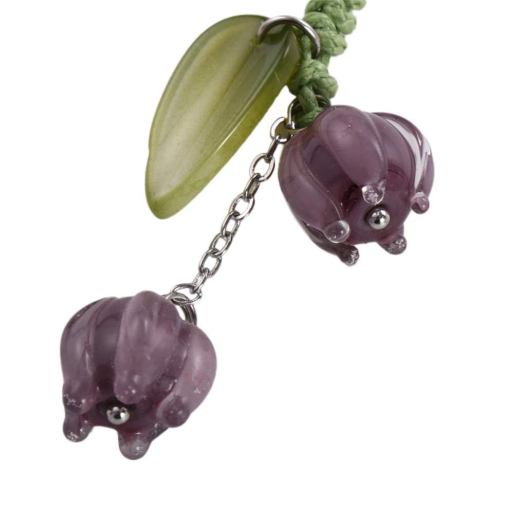 Милые тюльпаны цветы ремешок шнурки подвески для мобильного телефона чехол брелок автомобильные брелки гарнитура чехол повесить