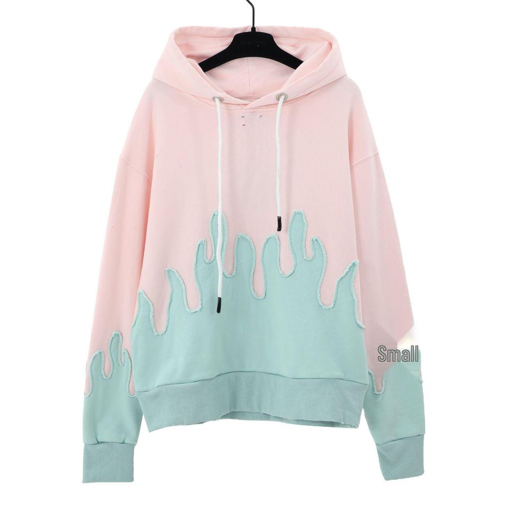 Унисекс худи Angel Palm с цветовыми блоками из махрового хлопка