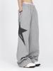 Y2K Streetwear Star Jogging Sweatpants Women Harajuku Retro Vintage Patchwork Sports Pants Oversized Hip Hop Wide Joggers