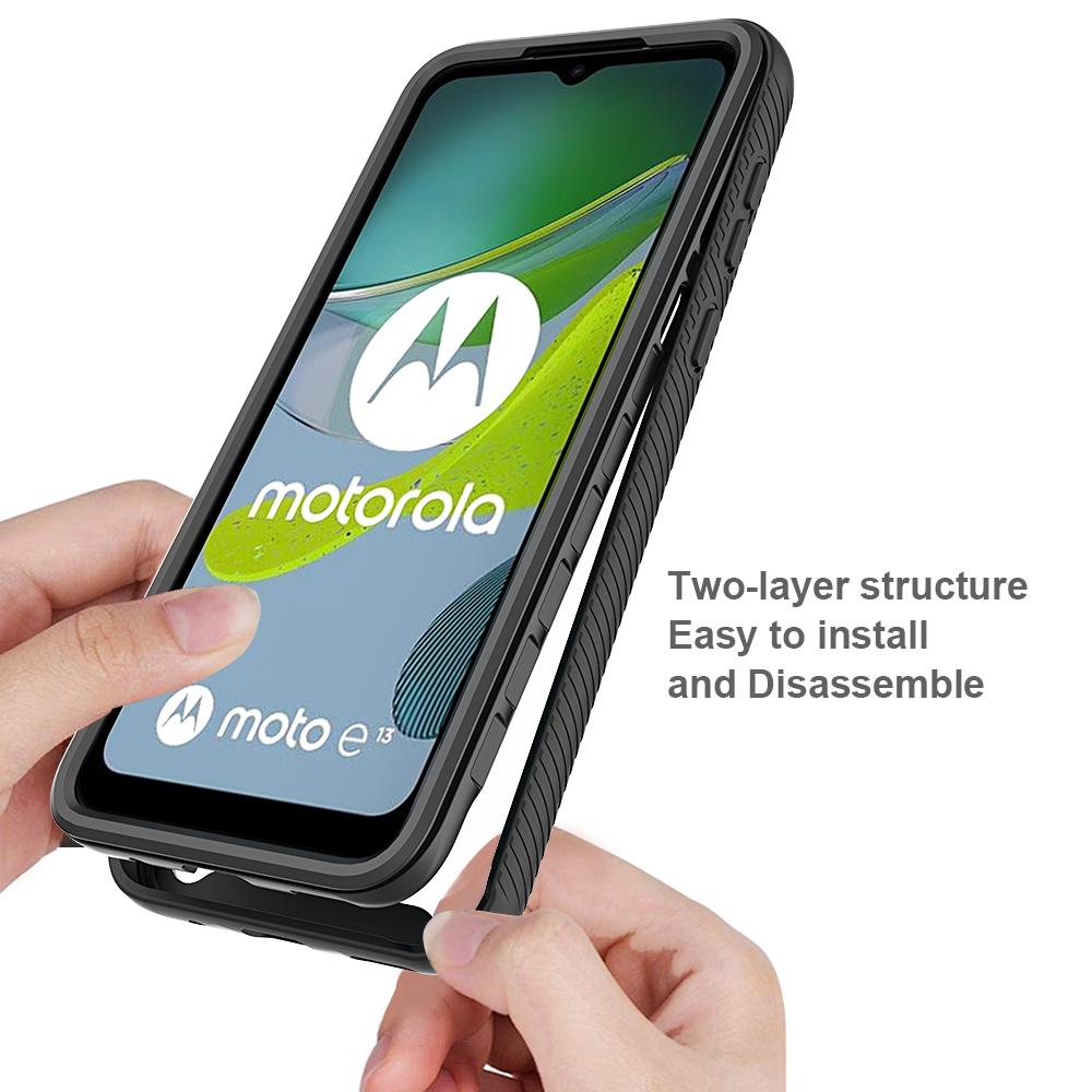 Жесткая задняя крышка Гибридный TPU/ПК Sky Case Для Motorola Moto E13 / Moto E20 Прочный бронированный Fundas Capa Двухслойный ударопрочный корпус