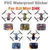 Водонепроницаемая ПВХ наклейка-скин для дрона DJI Mini 2/Mini 4K, Полная обертка, Защитная пленка, Декоративные наклейки против царапин