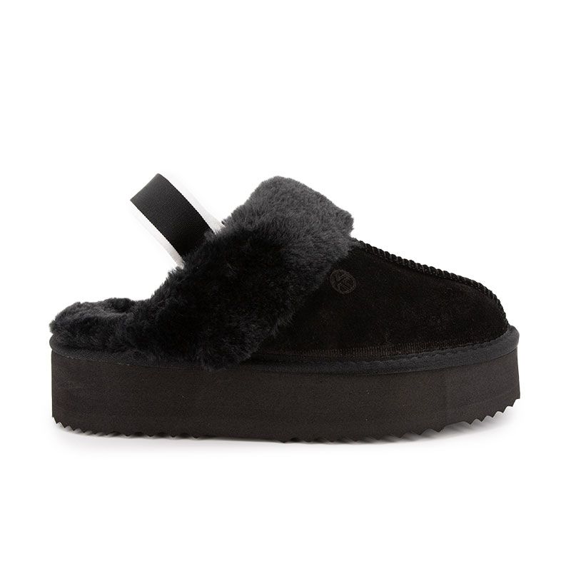 Кожаные мюли на подкладке и резинке Женский KELARA